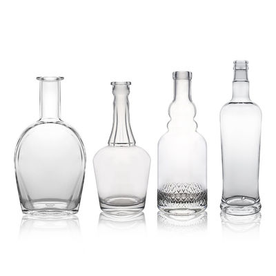 500ml 700ml 750ml 1000ml ロング ネック 空のガラス ホワイトワインボトル 耐久性が高い