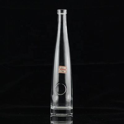 200ml 300ml 375ml ウォッカ製造事業用の薄型薄型ガラスボトル