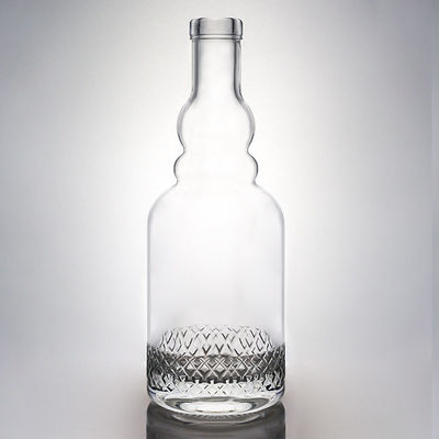 500ml 700ml 750ml 1000ml ロング ネック 空のガラス ホワイトワインボトル 耐久性が高い