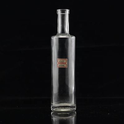 200ml 300ml 375ml ウォッカ製造事業用の薄型薄型ガラスボトル