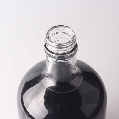 カスタマイズされた丸いガラスボトル 500ml 750ml コークキャップとカスタマイズされたロゴ