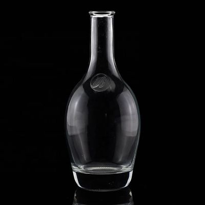 工業用ウォッカ 透明ガラスボトル ショートネックと脂肪ボディ 500ml 750ml