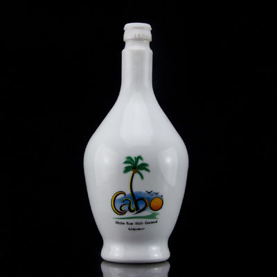 オーダーメイド 700ml フロスト 表面 ハンドリング コーク付き ラム ガラス ボトル