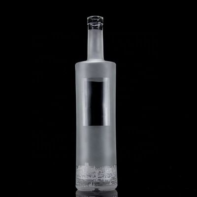 グラス 750ml 500ml デカル印刷 ウォッカボトル 凍結デザインとベース素材