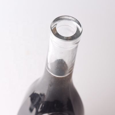 375ml カスタム ロゴ 彫り 涙 滴 形 ジン ラム ガラス ボトル