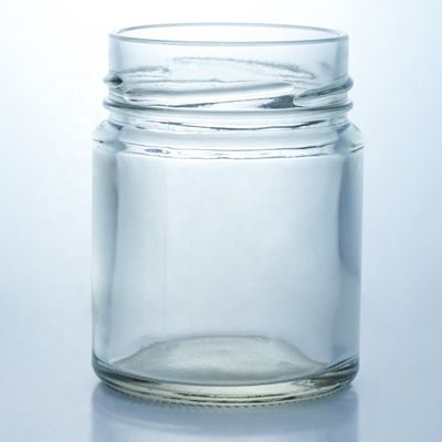 メタルキャップとガラスベース材料の 500ml ワイドマウスラウンドガラスミツバチボトル