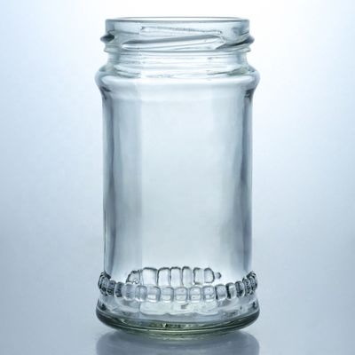 ユニークなデザイン 100ml 300ml 500ml カントリー ミツバチのガラスボトル 蓋が透明 ガラス製品