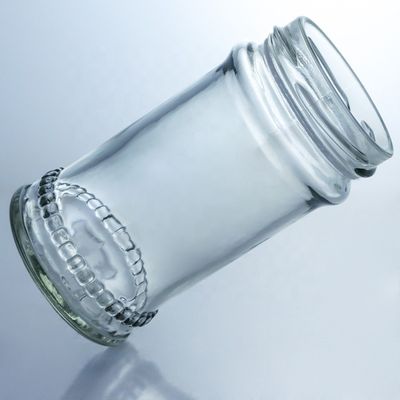 ユニークなデザイン 100ml 300ml 500ml カントリー ミツバチのガラスボトル 蓋が透明 ガラス製品