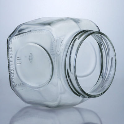600ml メリーチリソースのためのグラス食品瓶 便利でスタイリッシュなアルミ蓋
