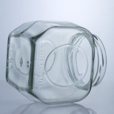 600ml メリーチリソースのためのグラス食品瓶 便利でスタイリッシュなアルミ蓋