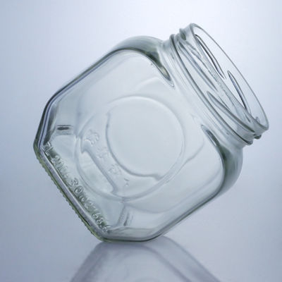 600ml メリーチリソースのためのグラス食品瓶 便利でスタイリッシュなアルミ蓋