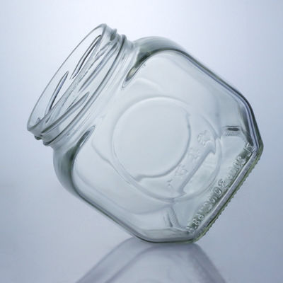 600ml メリーチリソースのためのグラス食品瓶 便利でスタイリッシュなアルミ蓋