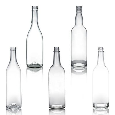 ホット クリア クリスタル ホワイト ガラス ボトル ワイン ジン ウィスキー テキラ 500ml 700ml 750ml 1000ml