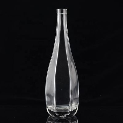 750ml 切断形 ユニークなデザイン グラス スピリッツ ボトル オーダーメイド