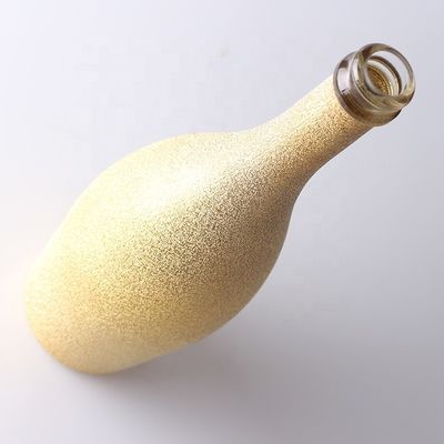 透明またはカスタマイズされた 750ml タクチュアルシャンパンボトル 75cl 空の塗装ガラスボトル