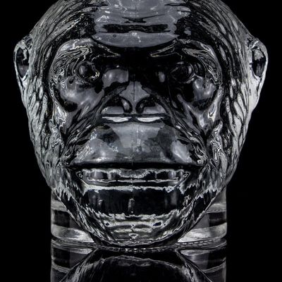独特のデザイン 500ml 750ml モンキーヘッド形 ガラスボトル ウォッカ