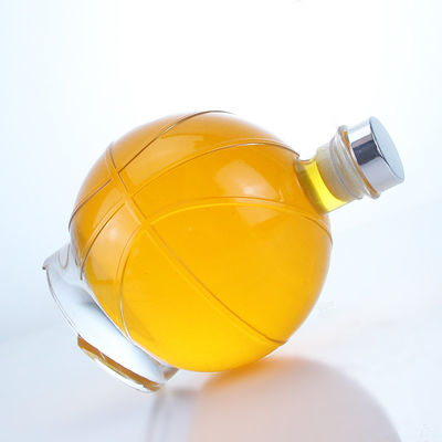 ウィスキー ジン ラム ウォッカ ガラス ネックレス ボール形ボトル カスタムキャップとコルクストップ