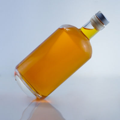 ウィスキー ジン ラム ウォッカ 酒 750ml クラシック 丸い ガラス コルク stopper