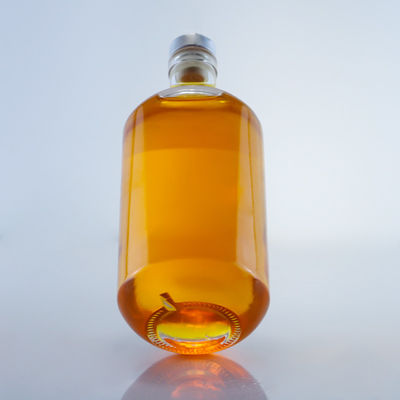 ウィスキー ジン ラム ウォッカ 酒 750ml クラシック 丸い ガラス コルク stopper