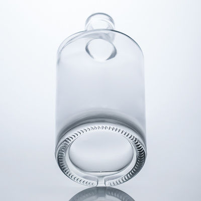 丸い形 カスタムデザイン 750ml 透明 空き酒 グラスボトル ラム ウォッカ ジン ウィスキー