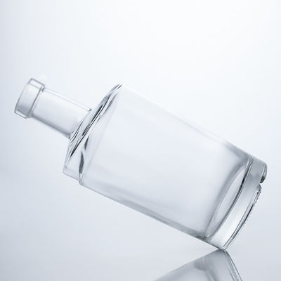 丸い形 カスタムデザイン 750ml 透明 空き酒 グラスボトル ラム ウォッカ ジン ウィスキー