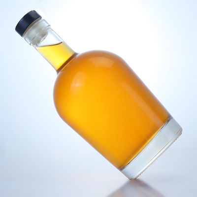750ml ガラス酒瓶 ジン・ラム・ウォッカ カスタム形 ガラス・カラー素材