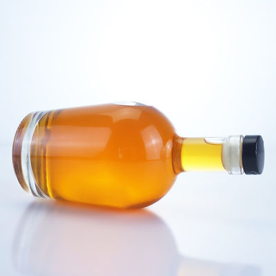 750ml ガラス酒瓶 ジン・ラム・ウォッカ カスタム形 ガラス・カラー素材