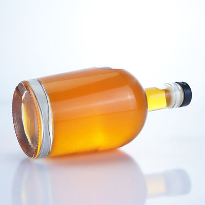 750ml ガラス酒瓶 ジン・ラム・ウォッカ カスタム形 ガラス・カラー素材