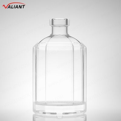 ラム ウォッカ ウィスキー テキラ ジン ボトル 250ml スーパー フリント ガラス コルクとカスタム 形