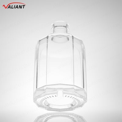 ラム ウォッカ ウィスキー テキラ ジン ボトル 250ml スーパー フリント ガラス コルクとカスタム 形