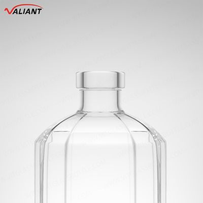 ラム ウォッカ ウィスキー テキラ ジン ボトル 250ml スーパー フリント ガラス コルクとカスタム 形