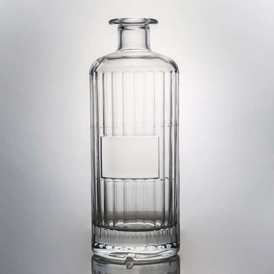 透明またはカスタマイズされた 700ml ガラスボトル 酒 ラム ウォッカ ウィスキー テキラ と ジン