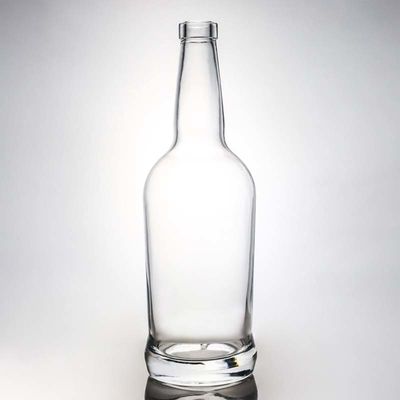 透明またはカスタマイズされた 700ml ガラスボトル 酒 ラム ウォッカ ウィスキー テキラ と ジン