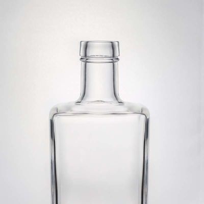 エレガント グラス 酒瓶 700ml 750ml ウイスキー ウォッカ ジン コラー 素材 ガラス