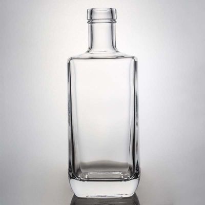 エレガント グラス 酒瓶 700ml 750ml ウイスキー ウォッカ ジン コラー 素材 ガラス