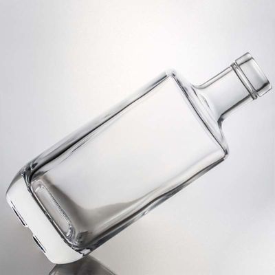エレガント グラス 酒瓶 700ml 750ml ウイスキー ウォッカ ジン コラー 素材 ガラス