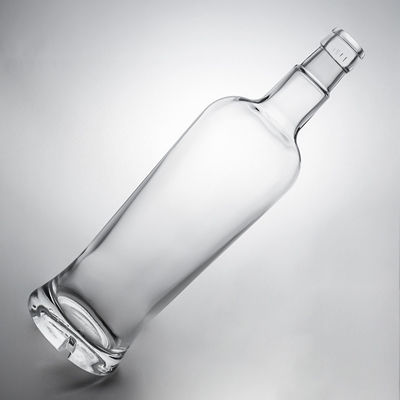 独特の密封型コルク 750ml ジン・ラム・シャンパン・ブランデー・ウイスキーのための高石灰のガラスボトル