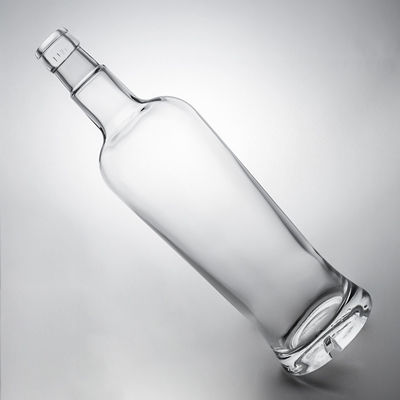 独特の密封型コルク 750ml ジン・ラム・シャンパン・ブランデー・ウイスキーのための高石灰のガラスボトル