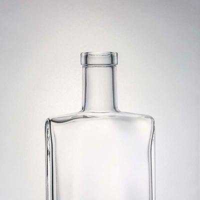 コラー素材 ガラス 700ml スクウェア スーパー フリント ガラス ボトル ウォッカ ジン ラム ウィスキー