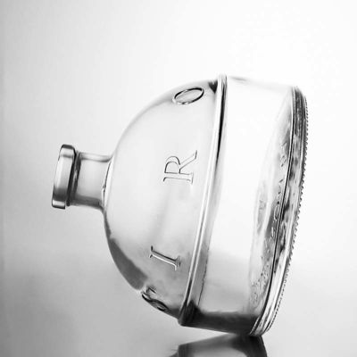 ウィスキージン・ラム半球と円筒形のための 700ml ガラス酒瓶