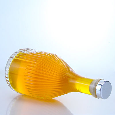 グラス 丸い形 500ml ラム ウォッカ ウィスキー テキラ ジン ボトル コークキャップ