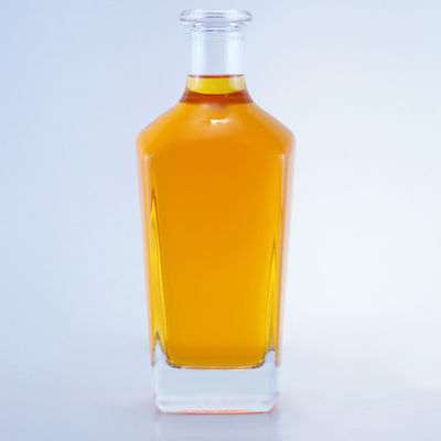 ボトル カラー クリア 750ml ジン・ラム・シャンパン・ブランデー・ウイスキー用のユニークな形状のガラスボトル