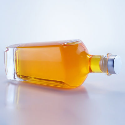 ボトル カラー クリア 750ml ジン・ラム・シャンパン・ブランデー・ウイスキー用のユニークな形状のガラスボトル