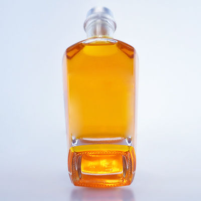 ボトル カラー クリア 750ml ジン・ラム・シャンパン・ブランデー・ウイスキー用のユニークな形状のガラスボトル