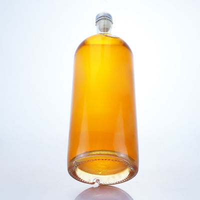 テキラ ウォッカ ラム ウィスキー 酒 コルク 1000ml 高石柱状のガラスボトル