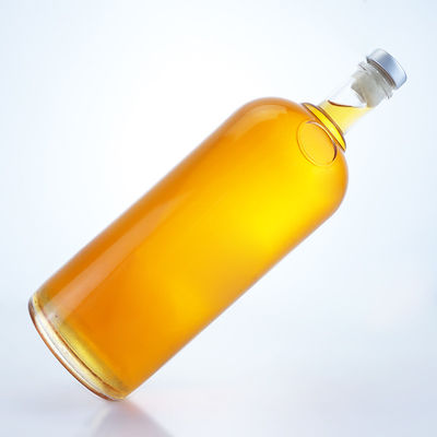 テキラ ウォッカ ラム ウィスキー 酒 コルク 1000ml 高石柱状のガラスボトル