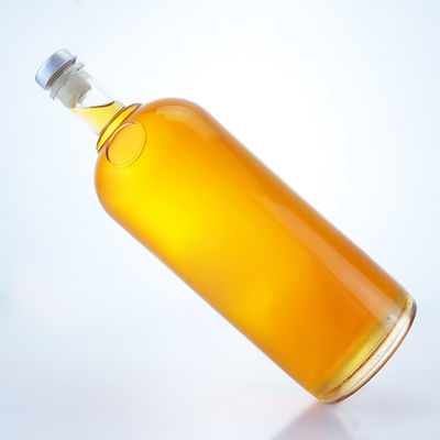 テキラ ウォッカ ラム ウィスキー 酒 コルク 1000ml 高石柱状のガラスボトル