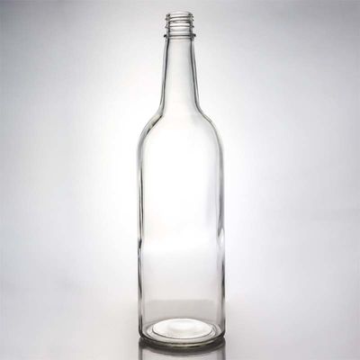 表面操作 デカル ガラスボトル 1000ml 丸い形 ジン・ラム シャンパン・リクオール