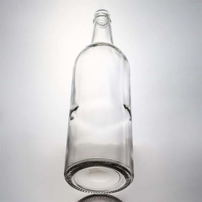 表面操作 デカル ガラスボトル 1000ml 丸い形 ジン・ラム シャンパン・リクオール