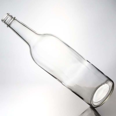表面操作 デカル ガラスボトル 1000ml 丸い形 ジン・ラム シャンパン・リクオール